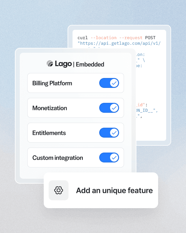 Make your monetization features and user experience unique.