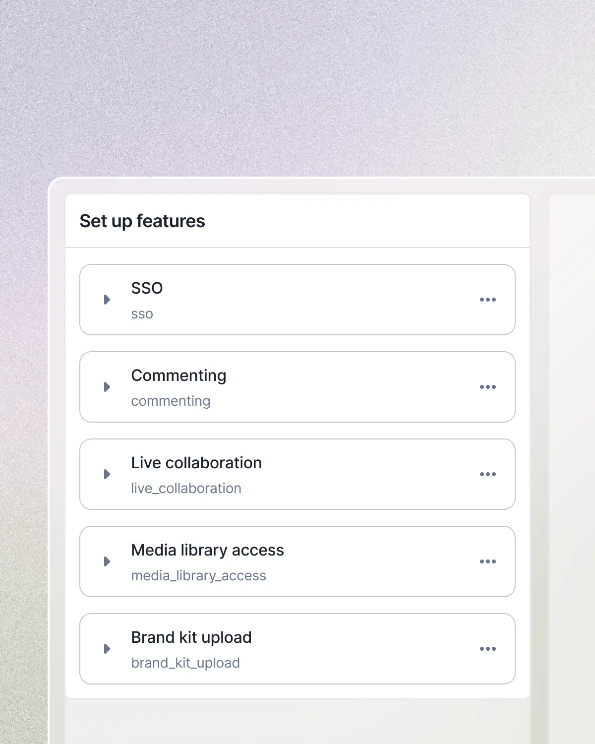 Entitlements and access control.