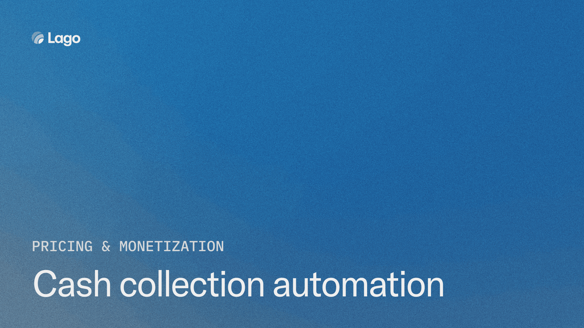 Cash collection automation
